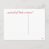 Kerst is voor de vogels feestdagenkaart (Achterkant)