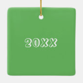 Kerst Italiaans feestdag biscotti Pastry Keramisch Ornament (Achterkant)