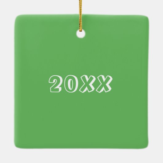 Kerst Italiaans feestdag biscotti Pastry Keramisch Ornament (Achterkant)