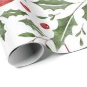 Kerst Ivy Cadeaupapier (Rol Hoek)