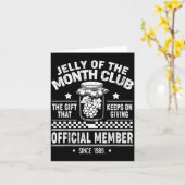 Kerst Jelly Van De Maand Club Lid Funny Xma Kaart (Gele Bloem)