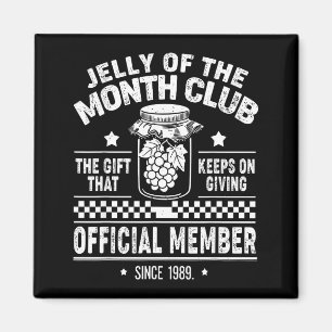 Kerst Jelly Van De Maand Club Lid Funny Xma Magneet