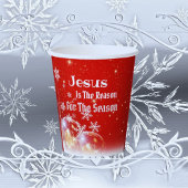 Kerst Jezus is de Reason Paper Party Cup Papieren Bekers