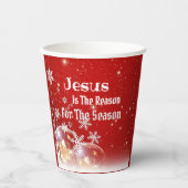 Kerst Jezus is de Reason Paper Party Cup Papieren Bekers (Voorkant)