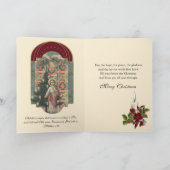  kerst: Jezus Rosary Feestdagen Kaart (Binnen)