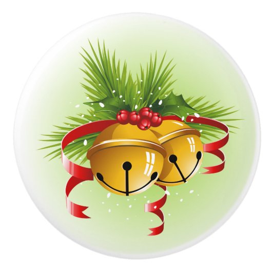 Kerst Jingle Bell Cabinet - Lade Knop (Voorkant)