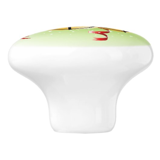 Kerst Jingle Bell Cabinet - Lade Knop (Zijkant)