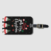 Kerst Jingle Bells Joyful Groeten Collectie Bagagelabel (Voorkant (horizontaal))