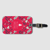 Kerst Jingle Bells Joyful Groeten Collectie Bagagelabel (Voorkant (horizontaal))