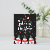 Kerst Jingle Bells Joyful Groeten Collectie Briefkaart (Staand voorkant)