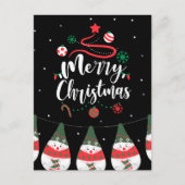 Kerst Jingle Bells Joyful Groeten Collectie Briefkaart (Voorkant)
