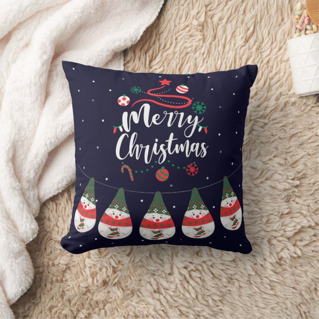 Kerst Jingle Bells Joyful Groeten Collectie Kussen (Deken)