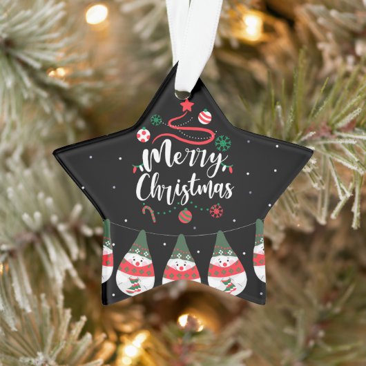 Kerst Jingle Bells Joyful Groeten Collectie Ornament (Boom)