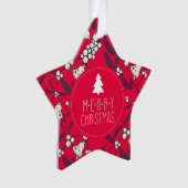 Kerst Jingle Bells Joyful Groeten Collectie Ornament (voorkant)