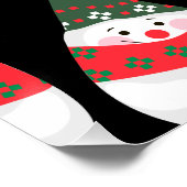 Kerst Jingle Bells Joyful Groeten Collectie Perfect Poster (Hoek)