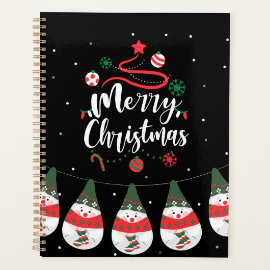 Kerst Jingle Bells Joyful Groeten Collectie Planner (Voorkant)