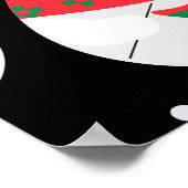 Kerst Jingle Bells Joyful Groeten Collectie Poster (Hoek)