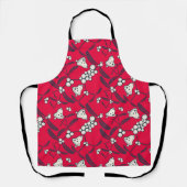 Kerst Jingle Bells Joyful Groeten Collectie Schort (Voorkant)