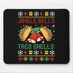 Kerst Jingle Bells Taco Shells Funny Family Ug Muismat