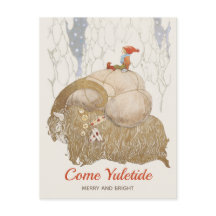 Kerst John Bauer Julbocken Yule geit CC1025