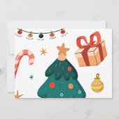 Kerst Jolly Goede Tijd 1e Verjaardag Foto Kaart (Achterkant)