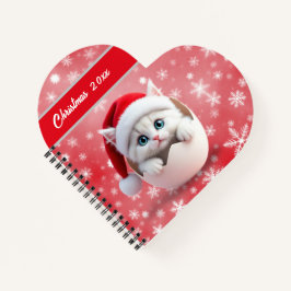 Kerst jong dier notitieboek