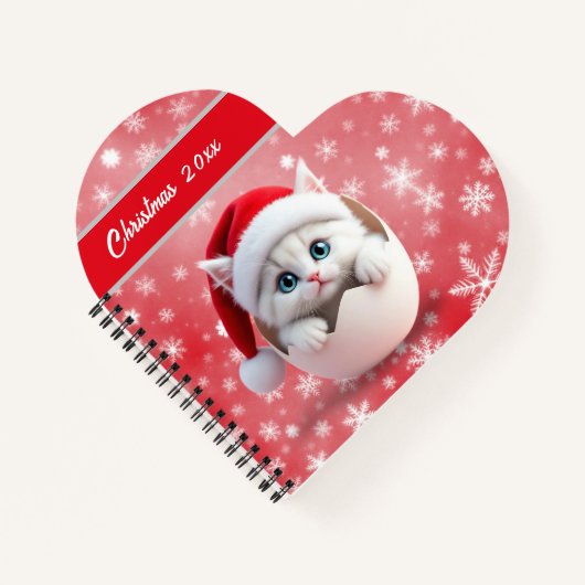 Kerst jong dier notitieboek (Voorkant)