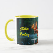 Kerst jonge herten stroom magische lichten mok (Links)