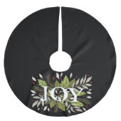 Kerst JOY op vakantiegroen Kerstboom Rok (Voorkant)