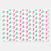 Kerst Joy typografie Inpakpapier Vel (Voorkant 2)