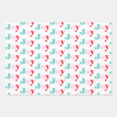 Kerst Joy typografie Inpakpapier Vel (Voorkant)