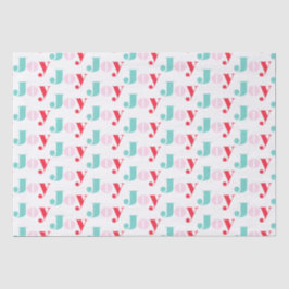 Kerst Joy typografie Tissuepapier
