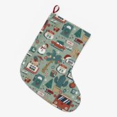 kerst juli route 25 strand tropisch grote kerstsok (Voorkant (Hangend))