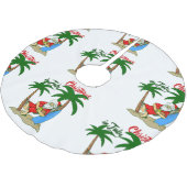 kerst juli tropische santa claus kerstboom rok (Gekanteld)