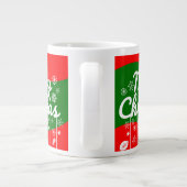 Kerst Jumbo Mok – Witte Ornamenten (Achterkant)