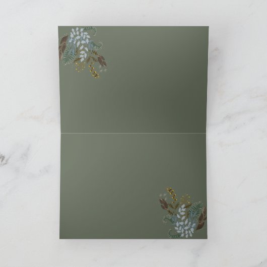 Kerst Junco Vogel   Kaart (Binnen)