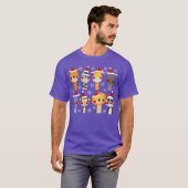 Kerst Jungle vriend T-shirt (Voorkant volledig)