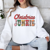Kerst Junkie Sweatshirt, Feestelijk Grafisch Trui