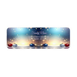 Kerst Juwelen Frame Retouradres Label