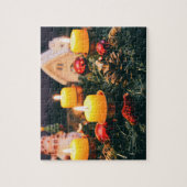 Kerst Kaars Jigsaw Puzzel (Verticaal)