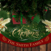 Kerst  kaarslicht gepersonaliseerd kerstboom rok