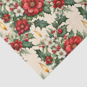 Kerst kaarslicht in bloemen tissuepapier (Detail)