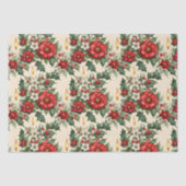 Kerst kaarslicht in bloemen tissuepapier (Voorkant)