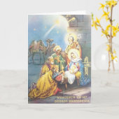 kerst Kaart (Gele Bloem)