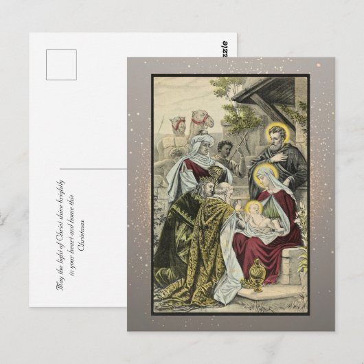  kerst Kaart (Voorkant / Achterkant)