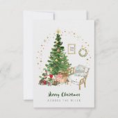 Kerst Kaart Across the Miles 3.5x5" (Voorkant)