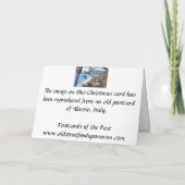 Kerst Kaart - Alassio, Italië (Achterkant)