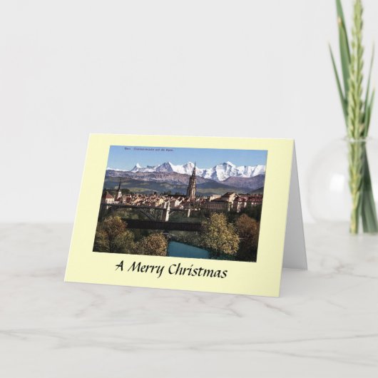 Kerst Kaart - Bern, Zwitserland (Voorkant)