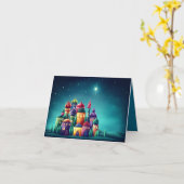 Kerst Kaart - Bethlehem Star (Gele Bloem)