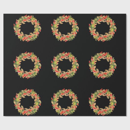 Kerst Kaart! Cadeaupapier (Vlak)